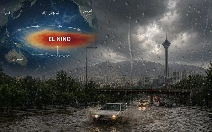 ال‌نینوی قدرتمند در راه است؛ پاییز ۱۴۰۵ چه سرنوشتی برای بارش‌های ایران دارد؟